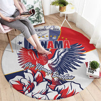 Panama Harpy Eagle Round Carpet Pro Mundi Beneficio Flor del Espiritu Santo