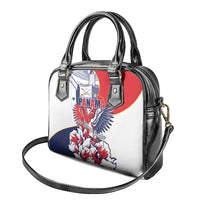 Panama Harpy Eagle Shoulder Handbag Pro Mundi Beneficio Flor del Espiritu Santo