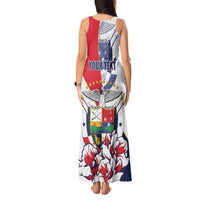 Personalized Panama Harpy Eagle Tank Maxi Dress Pro Mundi Beneficio Flor del Espiritu Santo - Wonder Print Shop