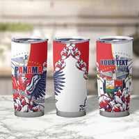 Personalized Panama Harpy Eagle Tumbler Cup Pro Mundi Beneficio Flor del Espiritu Santo - Wonder Print Shop