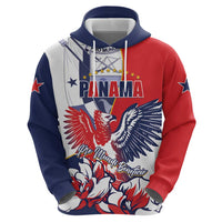 Personalized Panama Harpy Eagle Zip Hoodie Pro Mundi Beneficio Flor del Espiritu Santo - Wonder Print Shop