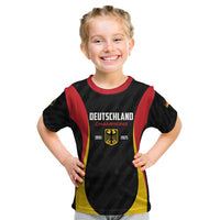 Custom Germany 2025 Champions Basketball Black Kid T Shirt - Wonder Print Shop