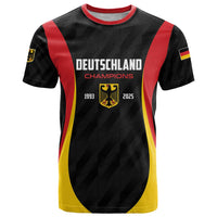 Custom Germany 2025 Champions Basketball Black T Shirt - Wonder Print Shop