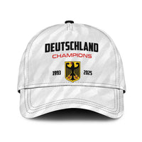 Germany 2025 Champions Basketball White Classic Cap - Wonder Print Shop