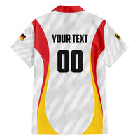 Custom Germany 2025 Champions Basketball White Hawaiian Shirt - Wonder Print Shop