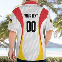 Custom Germany 2025 Champions Basketball White Hawaiian Shirt - Wonder Print Shop