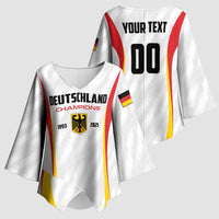 Custom Germany 2025 Champions Basketball White Kimono Sleeve Blouse - Wonder Print Shop