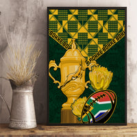 Custom South Africa Rugby Canvas Wall Art Go Bokke Champion 2023 World Cup - Wonder Print Shop