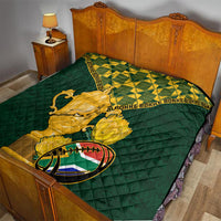 Custom South Africa Rugby Quilt Go Bokke Champion 2023 World Cup - Wonder Print Shop
