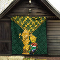 Custom South Africa Rugby Quilt Go Bokke Champion 2023 World Cup - Wonder Print Shop