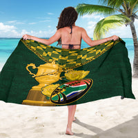 Custom South Africa Rugby Sarong Go Bokke Champion 2023 World Cup - Wonder Print Shop