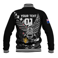 Custom New Zealand Silver Fern Rugby Baseball Jacket Aotearoa Champion 2023 World Cup - Wonder Print Shop