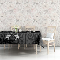 Custom New Zealand Silver Fern Rugby Tablecloth Aotearoa Champion 2023 World Cup - Wonder Print Shop