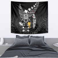Custom New Zealand Silver Fern Rugby Tapestry Aotearoa Champion 2023 World Cup - Wonder Print Shop