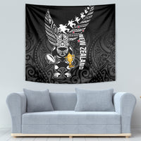 Custom New Zealand Silver Fern Rugby Tapestry Aotearoa Champion 2023 World Cup - Wonder Print Shop