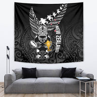 Custom New Zealand Silver Fern Rugby Tapestry Aotearoa Champion 2023 World Cup - Wonder Print Shop