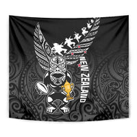 Custom New Zealand Silver Fern Rugby Tapestry Aotearoa Champion 2023 World Cup - Wonder Print Shop
