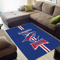 Cape Verde 2026 Football Area Rug Blue Sharks WC Debut - Wonder Print Shop