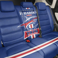 Cape Verde 2026 Football Back Car Seat Cover Blue Sharks WC Debut - Wonder Print Shop