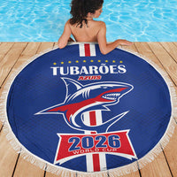 Cape Verde 2026 Football Beach Blanket Blue Sharks WC Debut - Wonder Print Shop