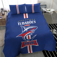 Cape Verde 2026 Football Bedding Set Blue Sharks WC Debut - Wonder Print Shop