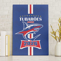 Cape Verde 2026 Football Canvas Wall Art Blue Sharks WC Debut - Wonder Print Shop
