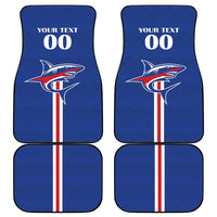 Custom Cape Verde 2026 Football Car Mats Blue Sharks WC Debut - Wonder Print Shop