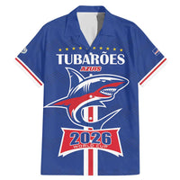 Custom Cape Verde 2026 Football Family Matching Mermaid Dress and Hawaiian Shirt Blue Sharks WC Debut - Wonder Print Shop