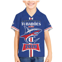 Custom Cape Verde 2026 Football Family Matching Mermaid Dress and Hawaiian Shirt Blue Sharks WC Debut - Wonder Print Shop