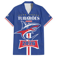 Custom Cape Verde 2026 Football Hawaiian Shirt Blue Sharks WC Debut - Wonder Print Shop