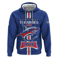 Custom Cape Verde 2026 Football Hoodie Blue Sharks WC Debut - Wonder Print Shop