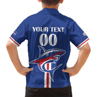 Custom Cape Verde 2026 Football Kid Hawaiian Shirt Blue Sharks WC Debut - Wonder Print Shop