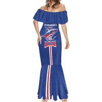 Custom Cape Verde 2026 Football Mermaid Dress Blue Sharks WC Debut - Wonder Print Shop