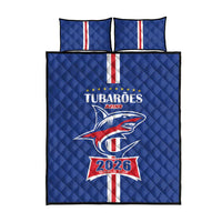 Cape Verde 2026 Football Quilt Bed Set Blue Sharks WC Debut - Wonder Print Shop