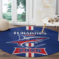 Cape Verde 2026 Football Round Carpet Blue Sharks WC Debut - Wonder Print Shop