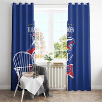 Cape Verde 2026 Football Window Curtain Blue Sharks WC Debut - Wonder Print Shop