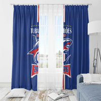 Cape Verde 2026 Football Window Curtain Blue Sharks WC Debut - Wonder Print Shop