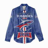 Custom Cape Verde 2026 Football Women Casual Shirt Blue Sharks WC Debut - Wonder Print Shop