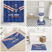 Cape Verde Football Bathroom Set Tubaroes Azuis Make History - Wonder Print Shop
