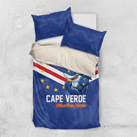Cape Verde Football Bedding Set Tubaroes Azuis Make History - Wonder Print Shop