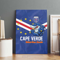 Cape Verde Football Canvas Wall Art Tubaroes Azuis Make History - Wonder Print Shop