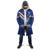Custom Cape Verde Football Cloak Tubaroes Azuis Make History - Wonder Print Shop