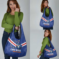 Cape Verde Football Grocery Bag Tubaroes Azuis Make History - Wonder Print Shop