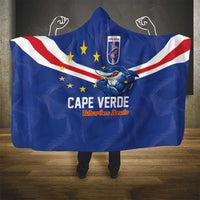 Cape Verde Football Hooded Blanket Tubaroes Azuis Make History - Wonder Print Shop