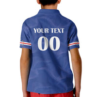 Custom Cape Verde Football Kid Polo Shirt Tubaroes Azuis Make History - Wonder Print Shop