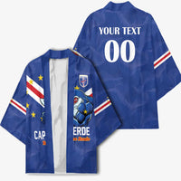 Custom Cape Verde Football Kimono Tubaroes Azuis Make History - Wonder Print Shop