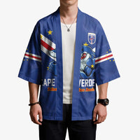 Custom Cape Verde Football Kimono Tubaroes Azuis Make History - Wonder Print Shop