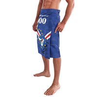 Custom Cape Verde Football Lavalava Tubaroes Azuis Make History - Wonder Print Shop