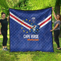 Cape Verde Football Quilt Tubaroes Azuis Make History - Wonder Print Shop