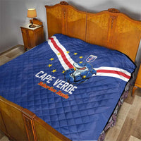 Cape Verde Football Quilt Tubaroes Azuis Make History - Wonder Print Shop